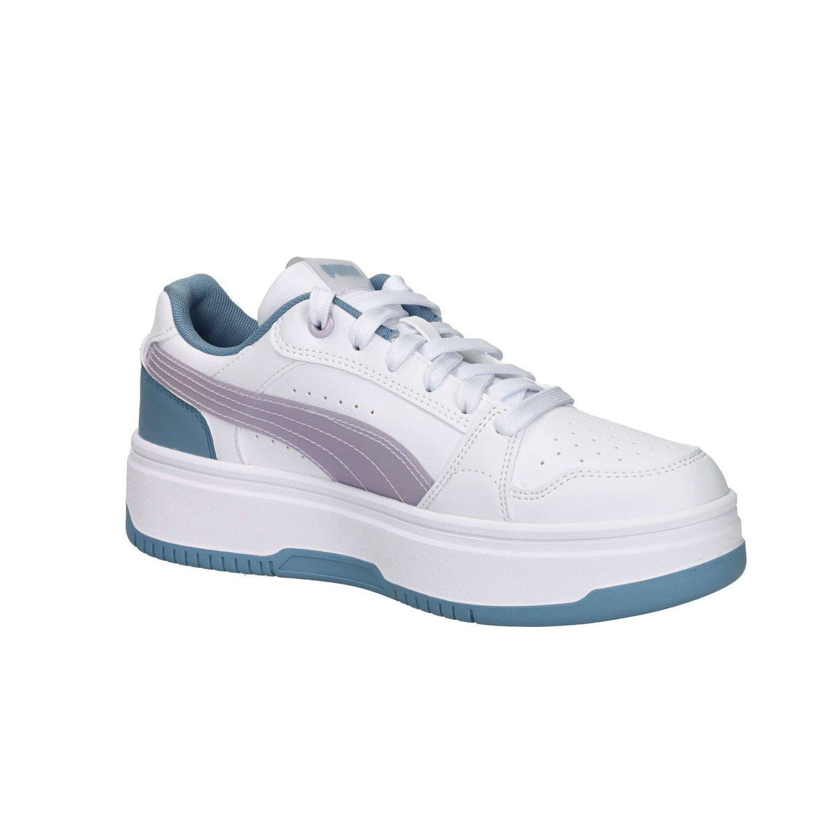 Puma Bambine e ragazze Sneakers bassa 404106 Bianco/Glicine