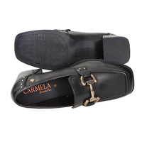 Carmela Donna Mocassino tacco 161941 Nero
