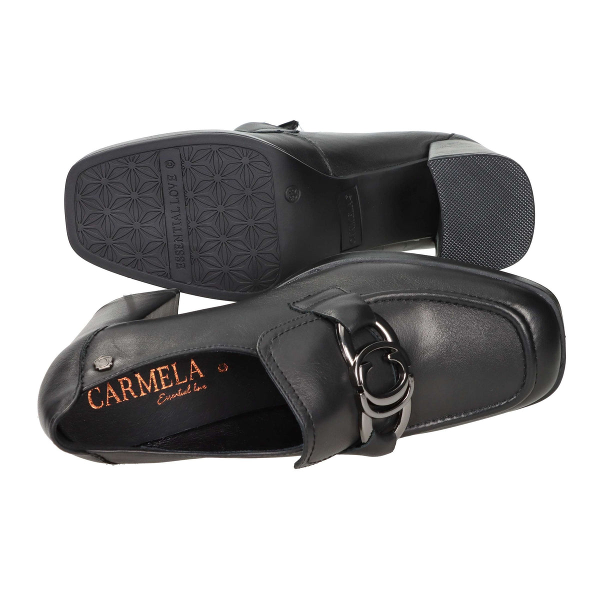 Carmela Donna Mocassino tacco 161849 Nero