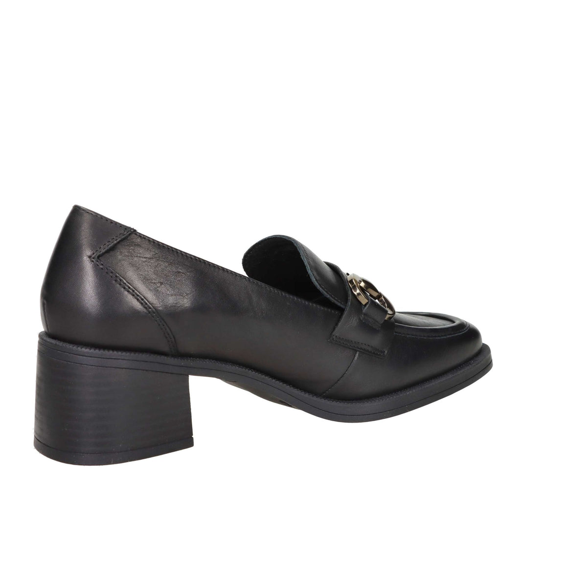 Carmela Donna Mocassino tacco 162001 Nero