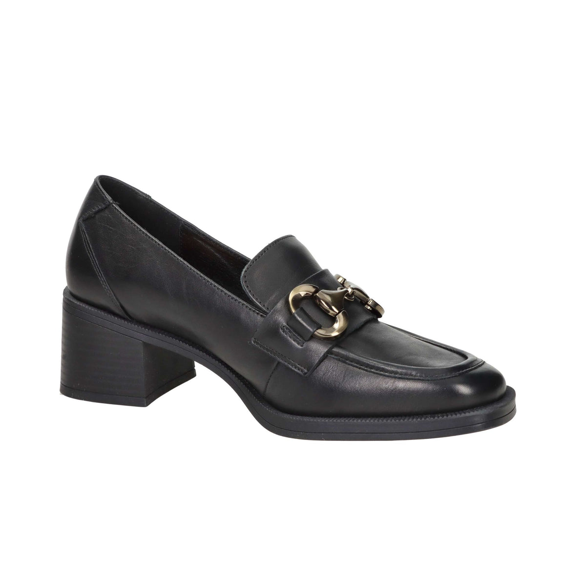 Carmela Donna Mocassino tacco 162001 Nero