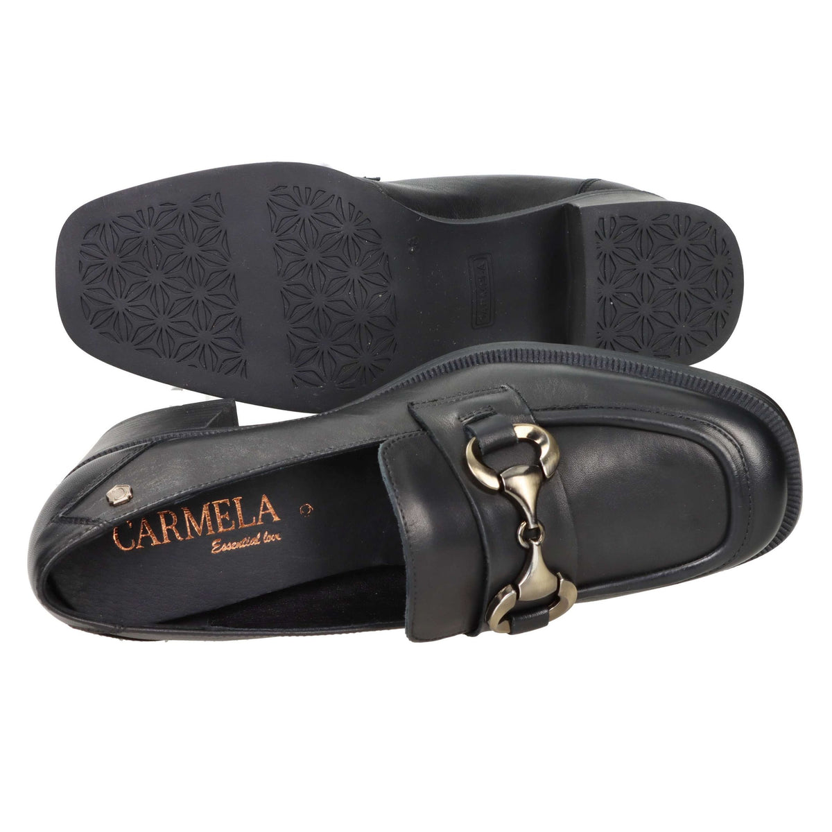 Carmela Donna Mocassino tacco 162001 Nero