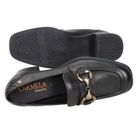 Carmela Donna Mocassino tacco 162001 Nero