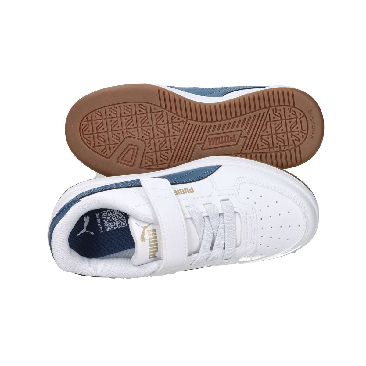 Puma Bambini e ragazzi Sneakers bassa 393839 Bianco/Blu