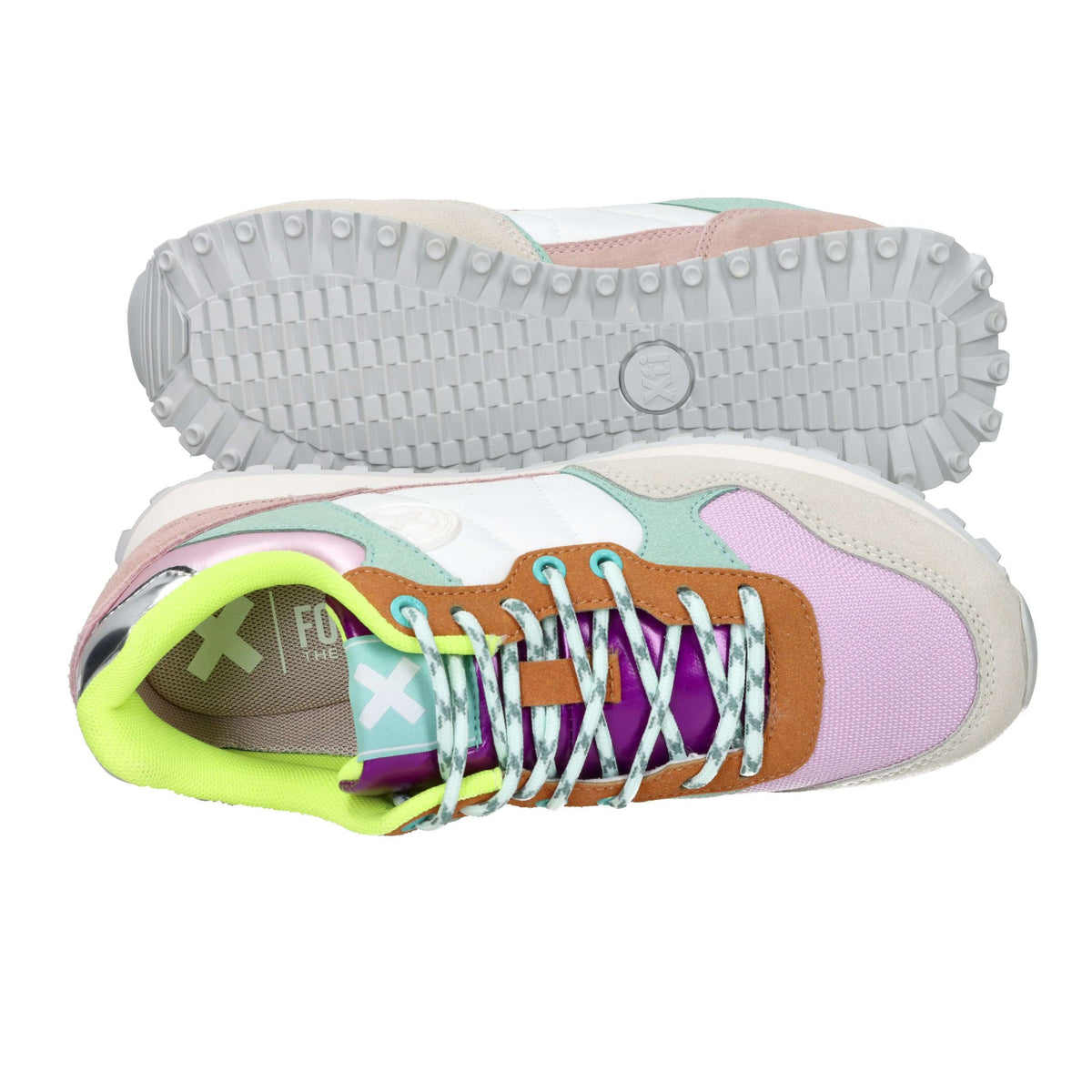 Xti Donna Sneakers bassa 142934 Bianco/Rosa
