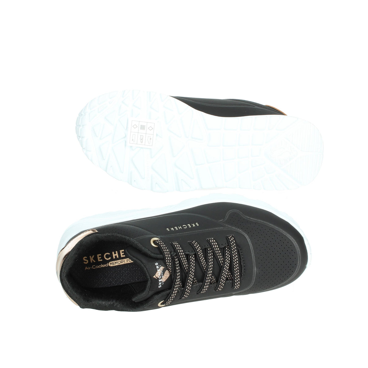 SKECHERS Bambine e ragazze Sneakers bassa 310384L Nero