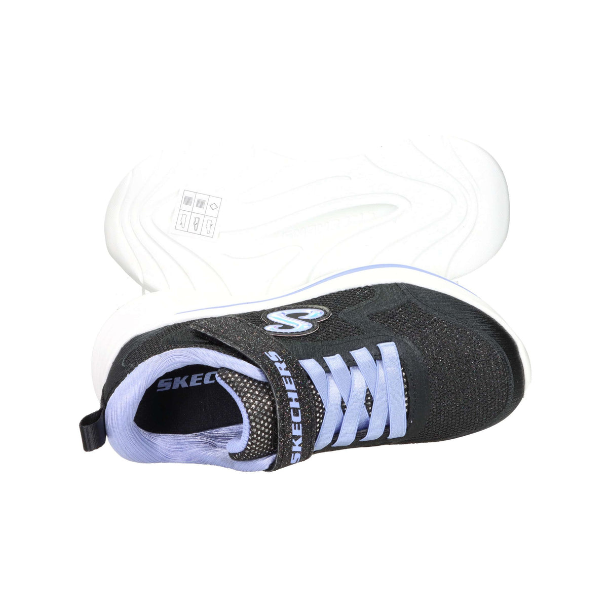 SKECHERS Bambine e ragazze Sneakers bassa 303557L Nero