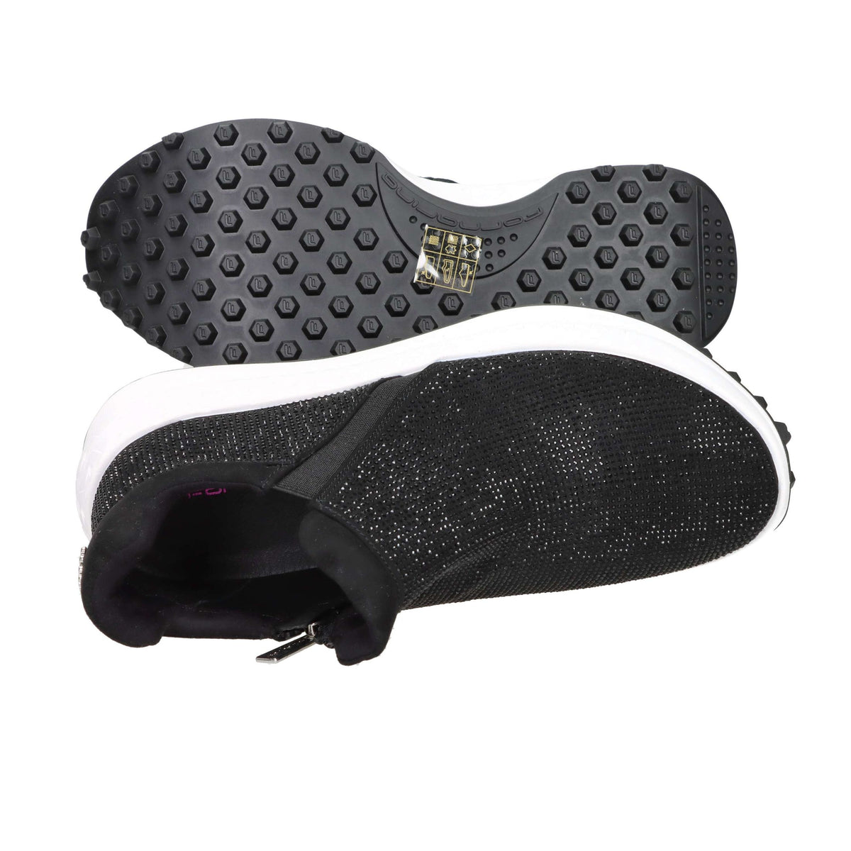FORNARINA Donna Sneakers bassa DOUBLE BEATLE Nero
