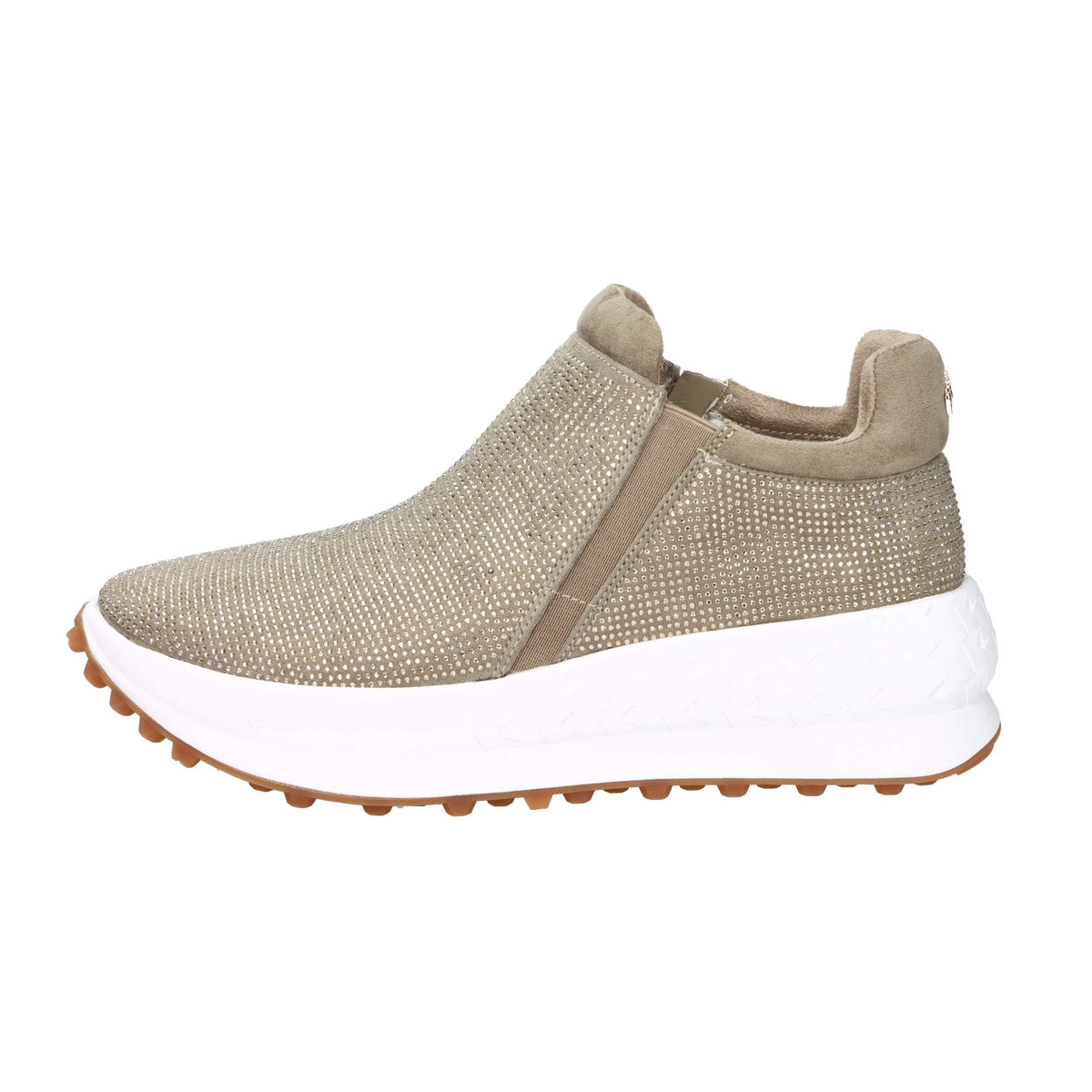 FORNARINA Donna Sneakers bassa DOUBLE BEATLE Tortora