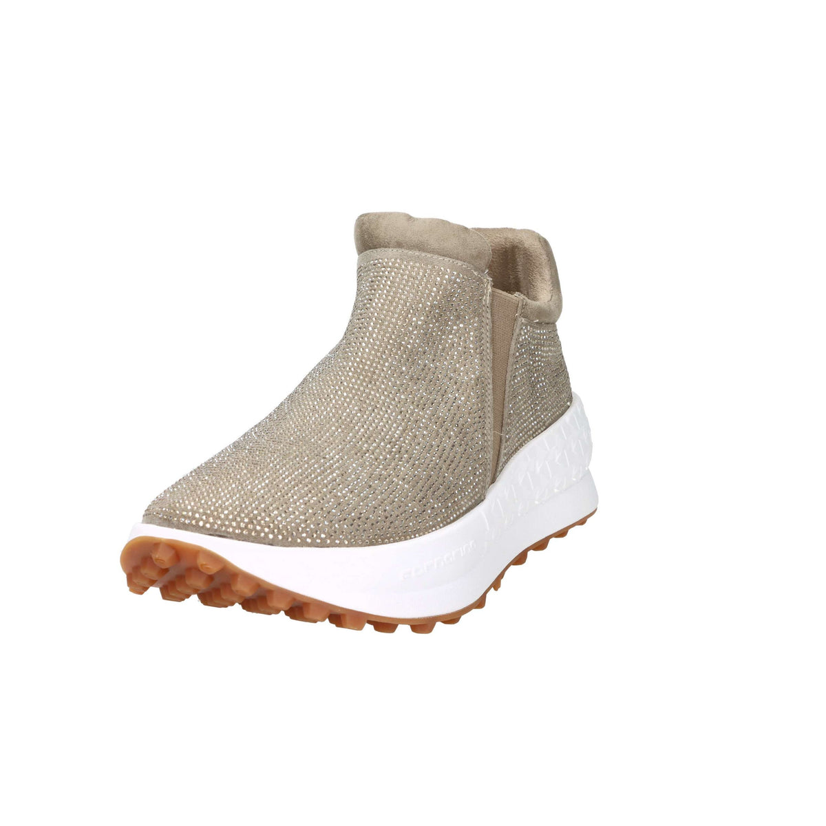 FORNARINA Donna Sneakers bassa DOUBLE BEATLE Tortora