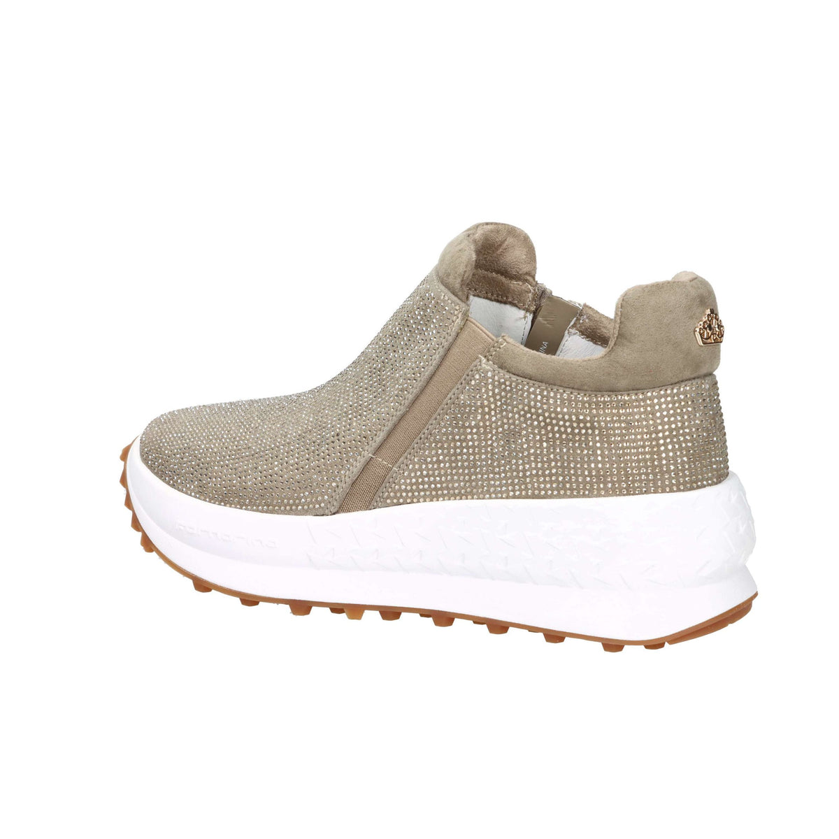 FORNARINA Donna Sneakers bassa DOUBLE BEATLE Tortora