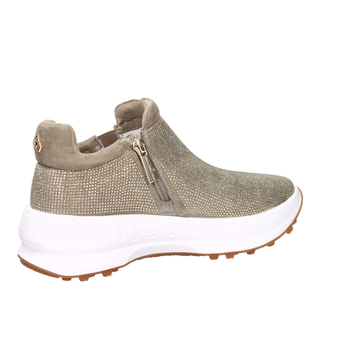 FORNARINA Donna Sneakers bassa DOUBLE BEATLE Tortora