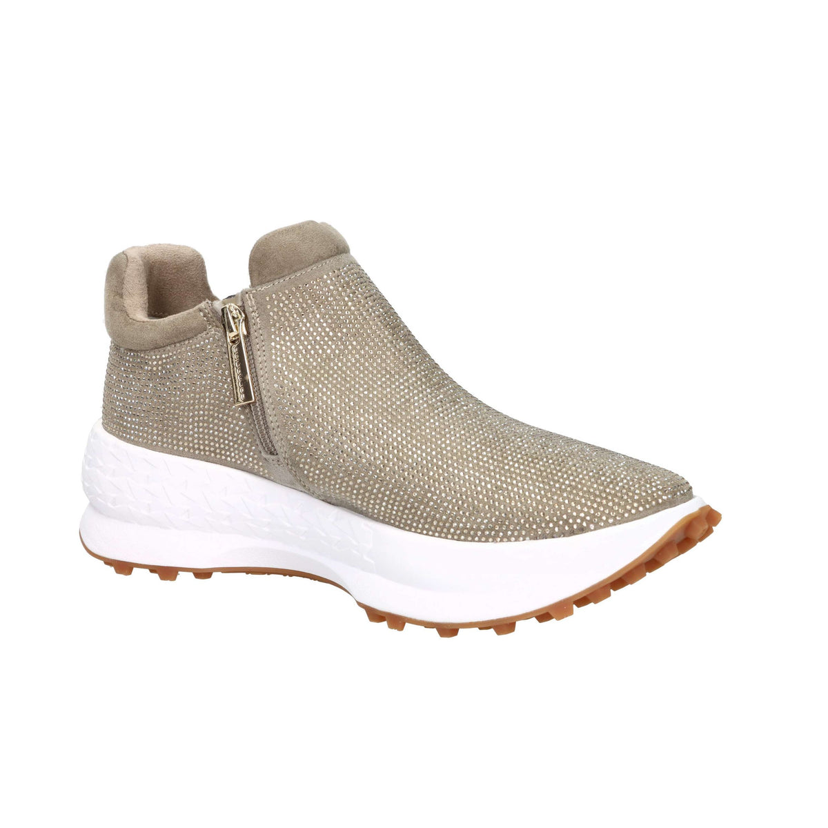 FORNARINA Donna Sneakers bassa DOUBLE BEATLE Tortora