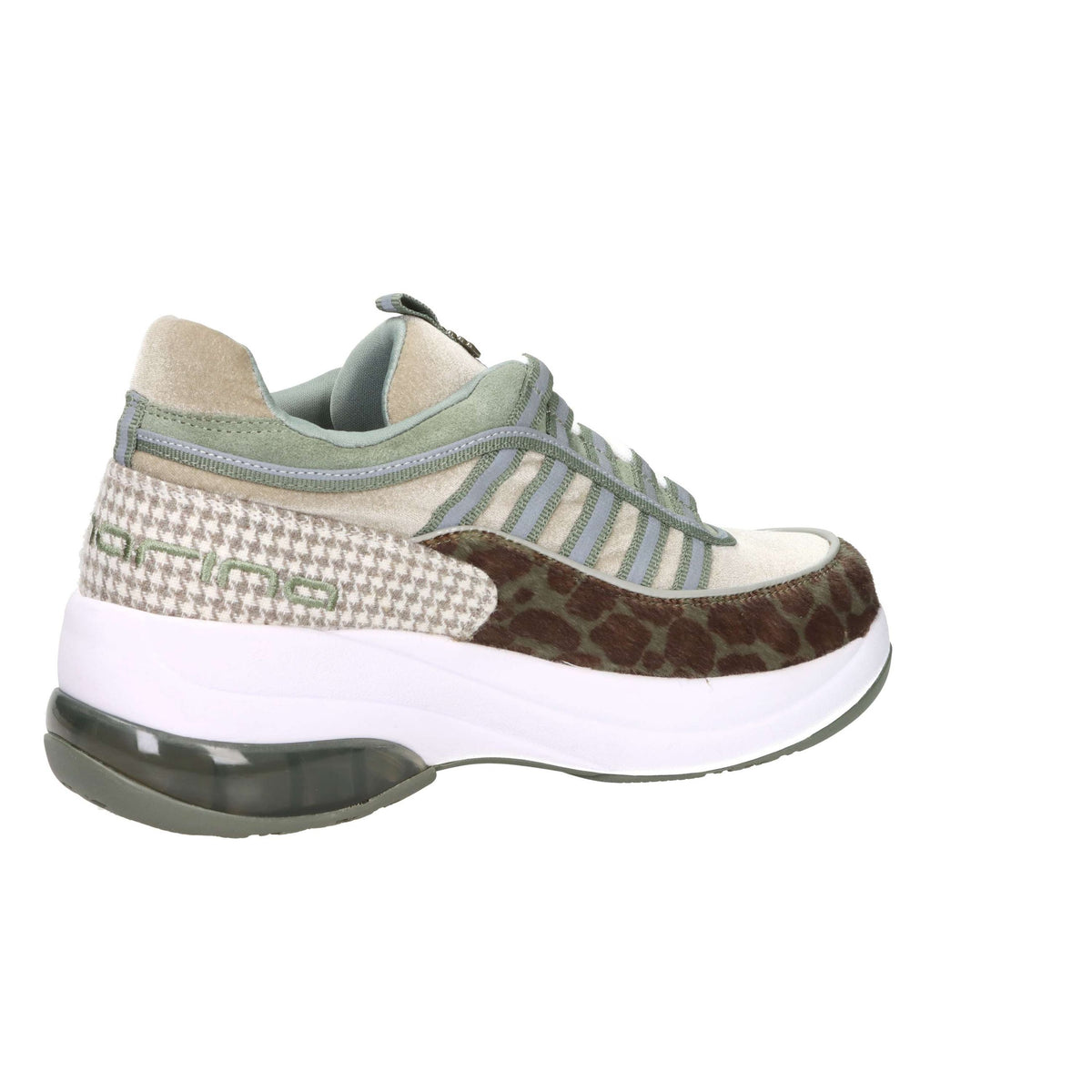 FORNARINA Donna Sneakers bassa UP 90 Verdone