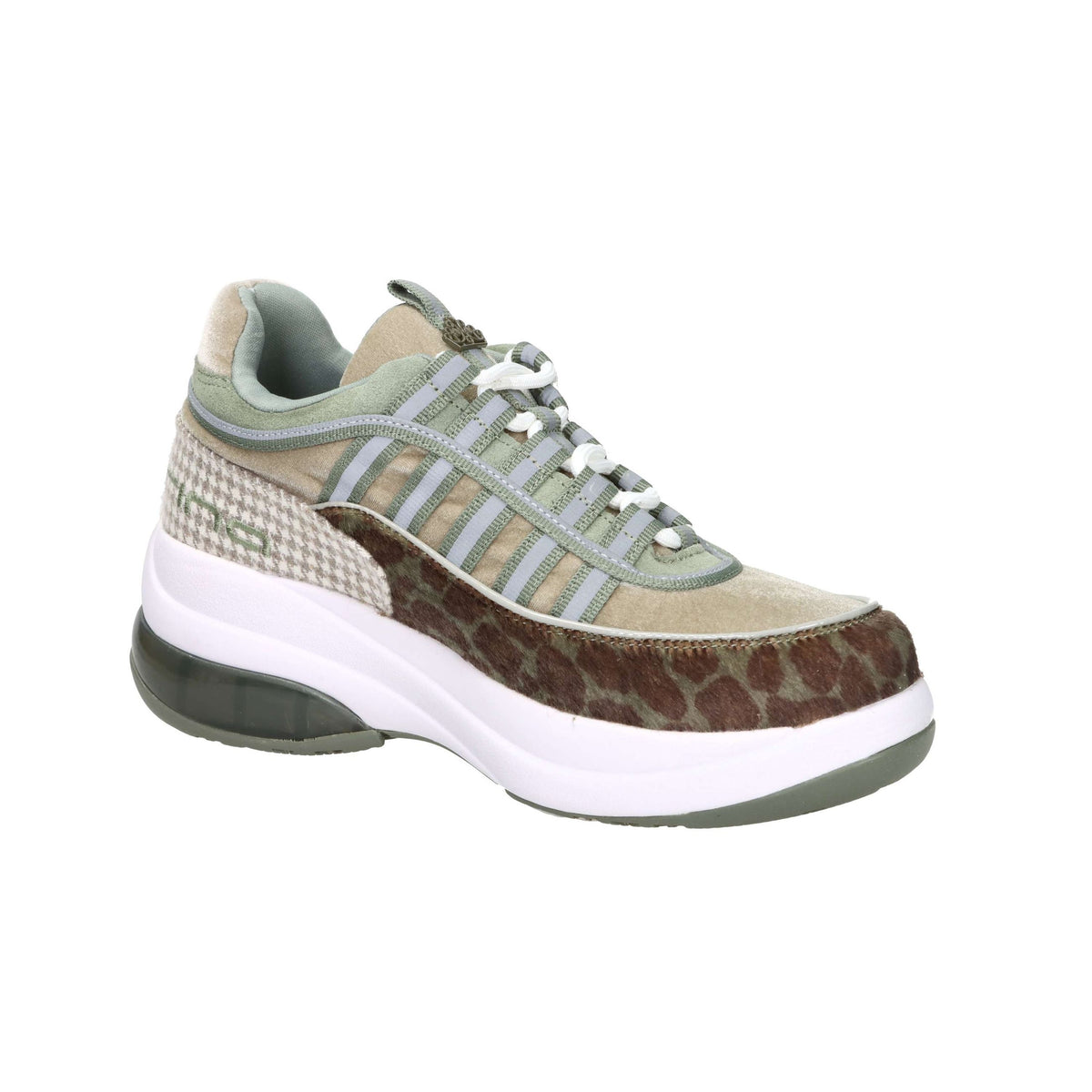 FORNARINA Donna Sneakers bassa UP 90 Verdone