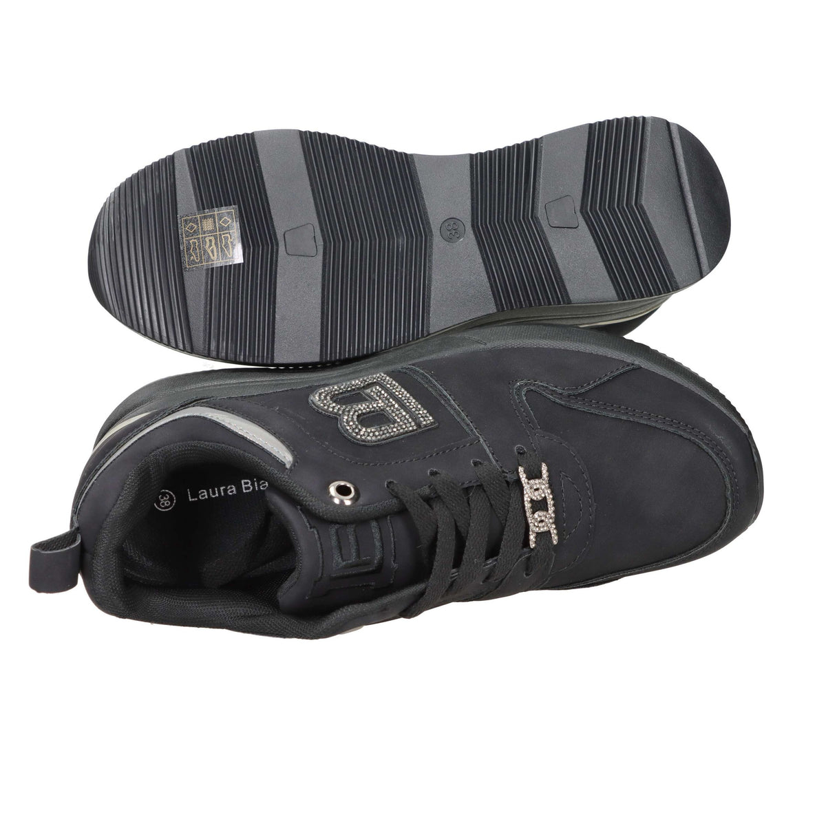LAURA BIAGIOTTI Donna Sneakers bassa 9252 Nero