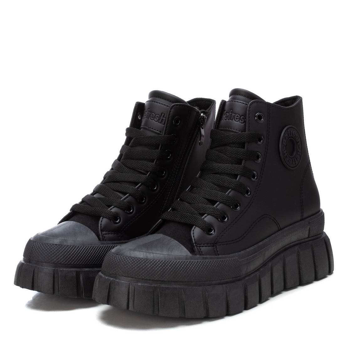 REFRESH Donna Sneakers alta 172359 Nero