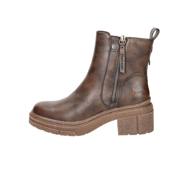 REFRESH Donna Stivaletti tacco 171993 Marrone