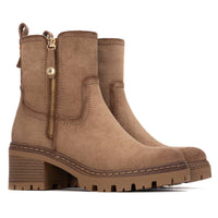 REFRESH Donna Stivaletti tacco 173023 Tortora