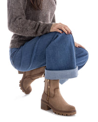 REFRESH Donna Stivaletti tacco 173023 Tortora
