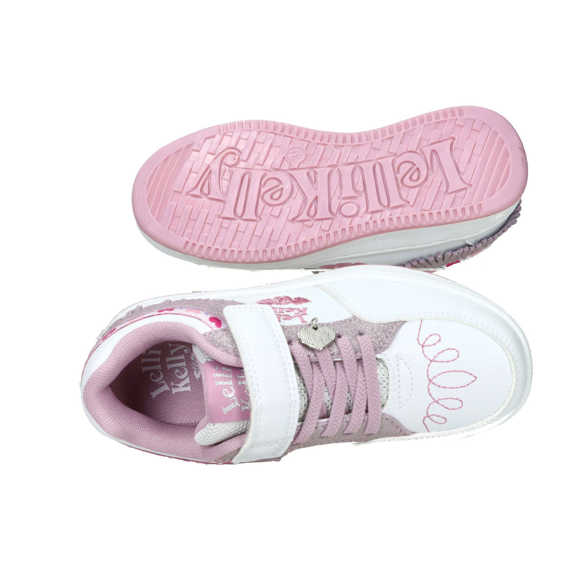 Lelli Kelly Bambine e ragazze Sneakers bassa LKAA8095 Bianco/Rosa