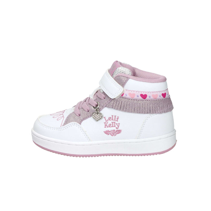 Lelli Kelly Bambine e ragazze Sneakers alta LKAA8096 Bianco/Rosa