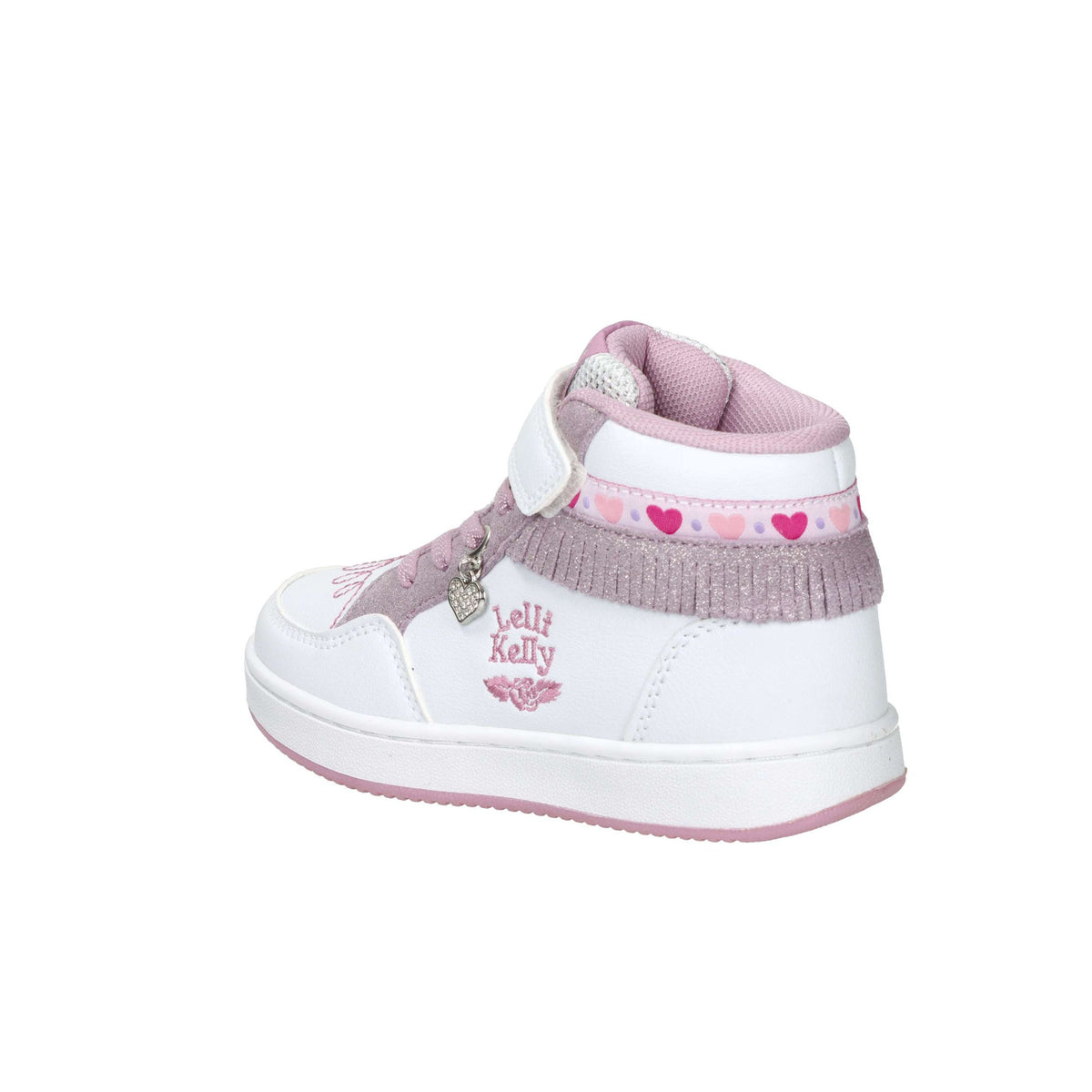 Lelli Kelly Bambine e ragazze Sneakers alta LKAA8096 Bianco/Rosa