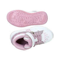 Lelli Kelly Bambine e ragazze Sneakers alta LKAA8096 Bianco/Rosa