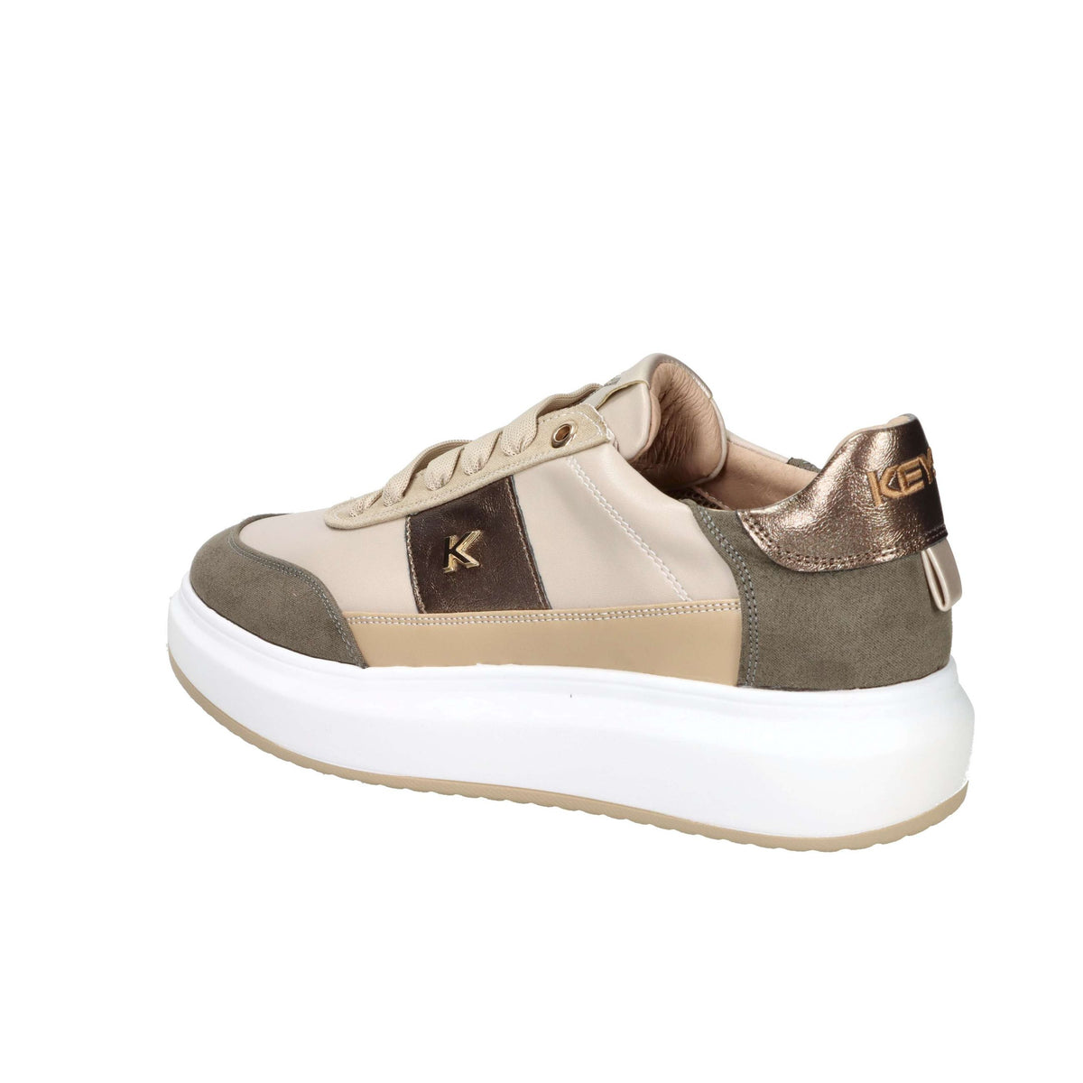 KEYS Donna Sneakers bassa K-11203 Beige