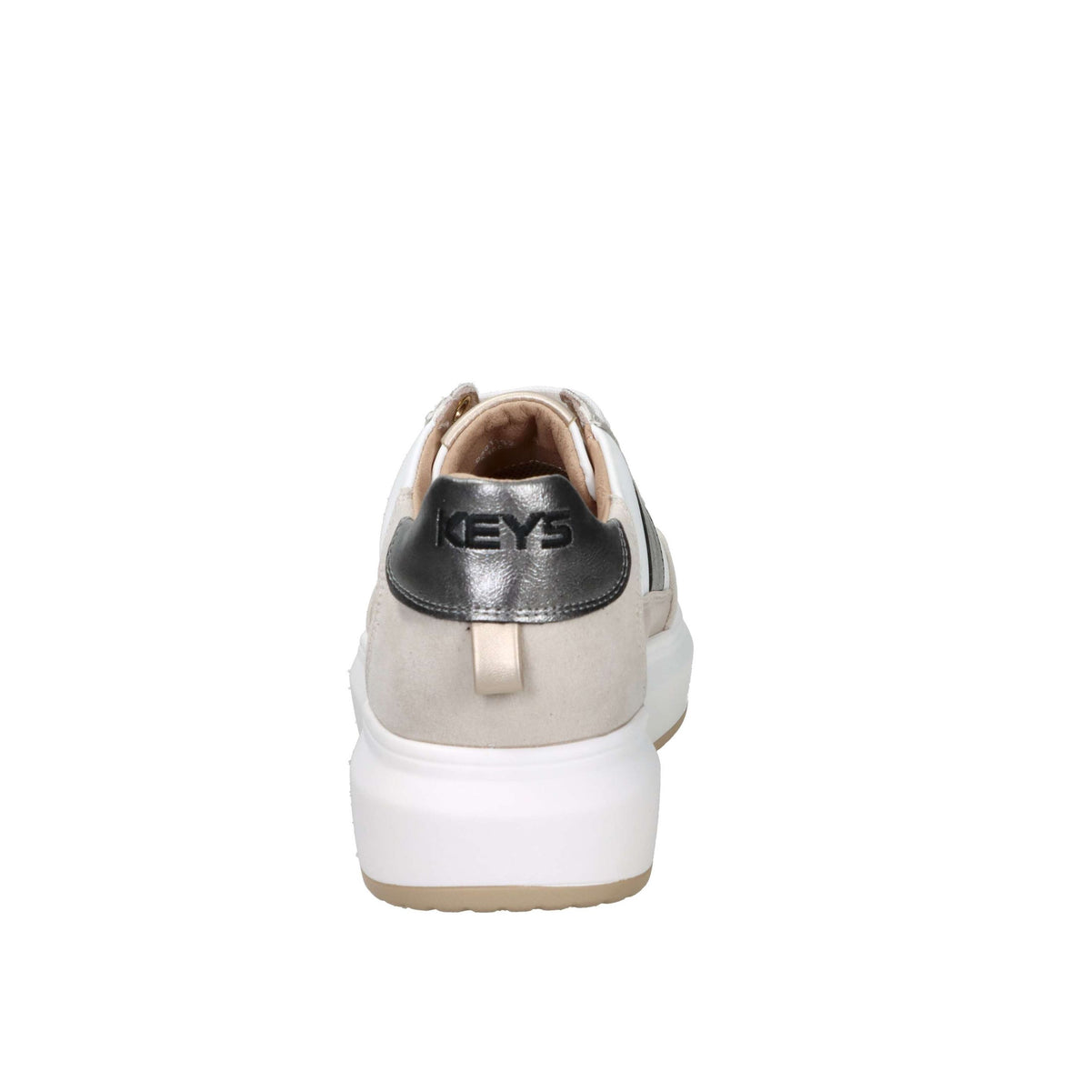 KEYS Donna Sneakers bassa K-11203 Bianco/Beige