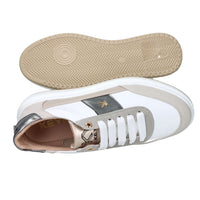 KEYS Donna Sneakers bassa K-11203 Bianco/Beige