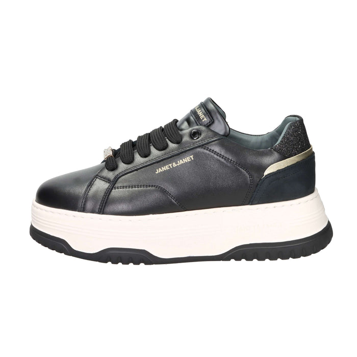 JANET & JANET Donna Sneakers bassa J-422 Nero