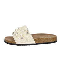 Shop Art Donna Ciabatte basse SASS250281 Panna
