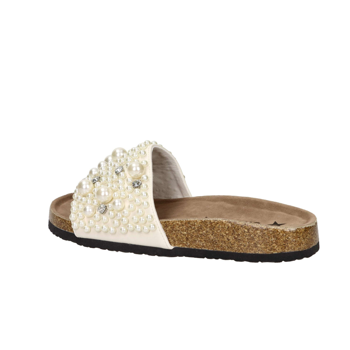 Shop Art Donna Ciabatte basse SASS250281 Panna