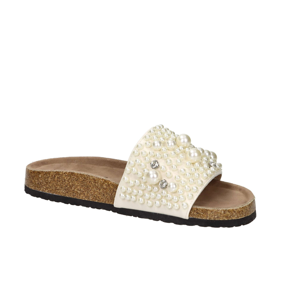 Shop Art Donna Ciabatte basse SASS250281 Panna