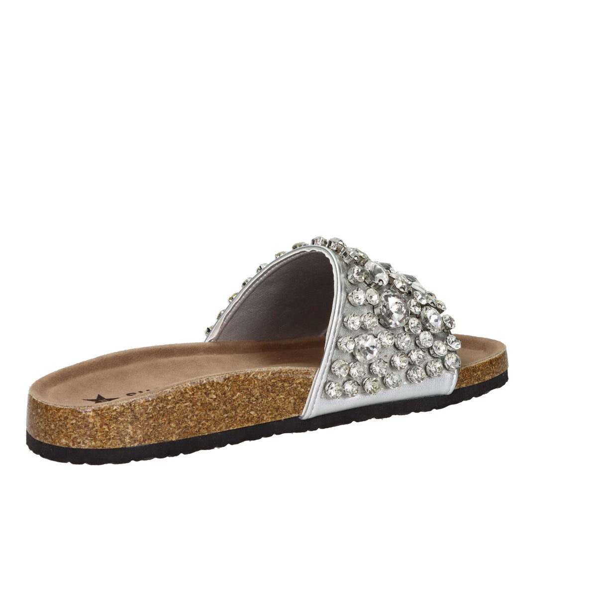 Shop Art Donna Ciabatte basse SASS250281 Argento