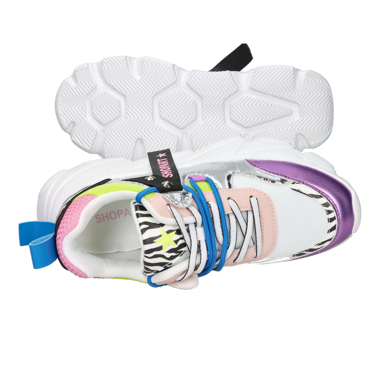 Shop Art Donna Sneakers bassa SASS250253 Bianco/Rosa