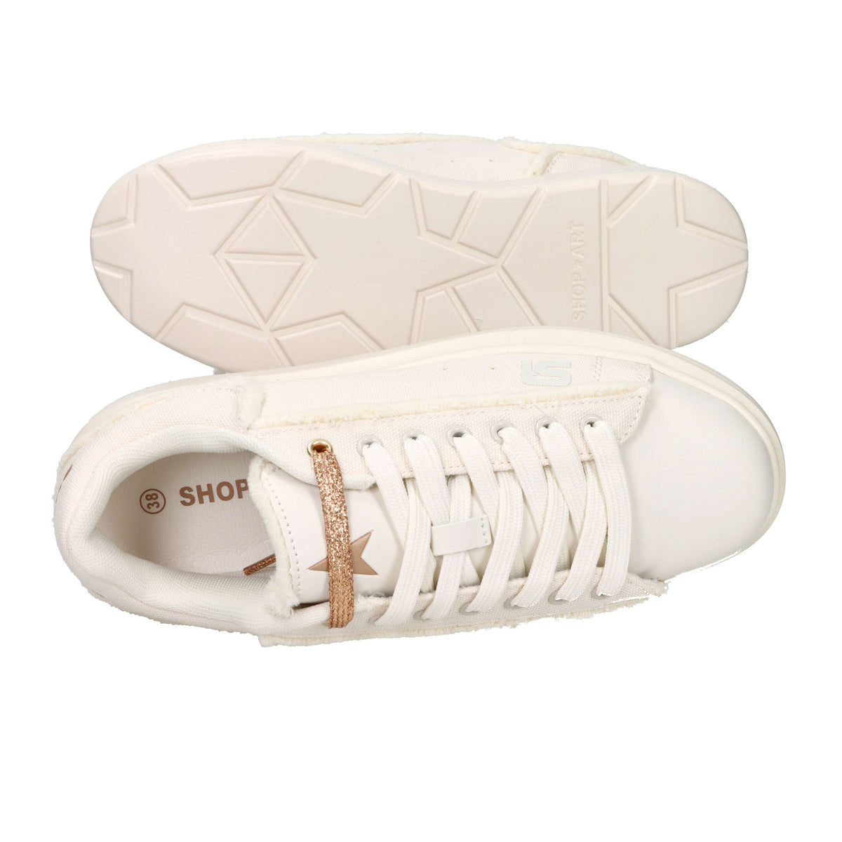 Shop Art Donna Sneakers bassa SASS250212 Beige