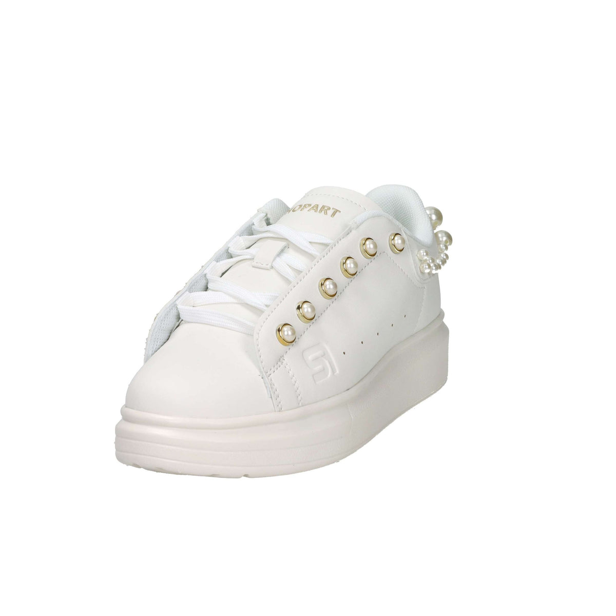 Shop Art Donna Sneakers bassa SASS250202 Bianco/Oro