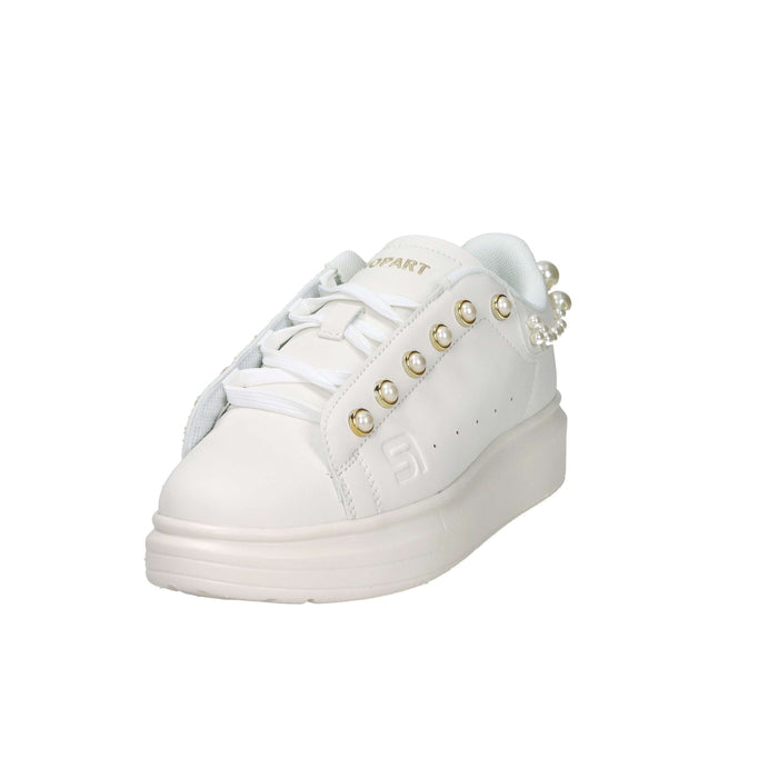 Shop Art Donna Sneakers bassa SASS250202 Bianco/Oro