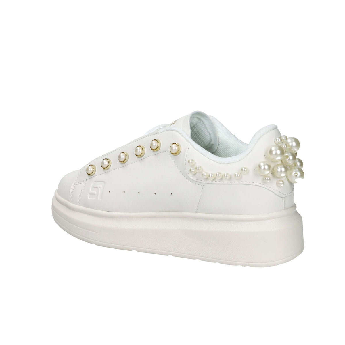 Shop Art Donna Sneakers bassa SASS250202 Bianco/Oro