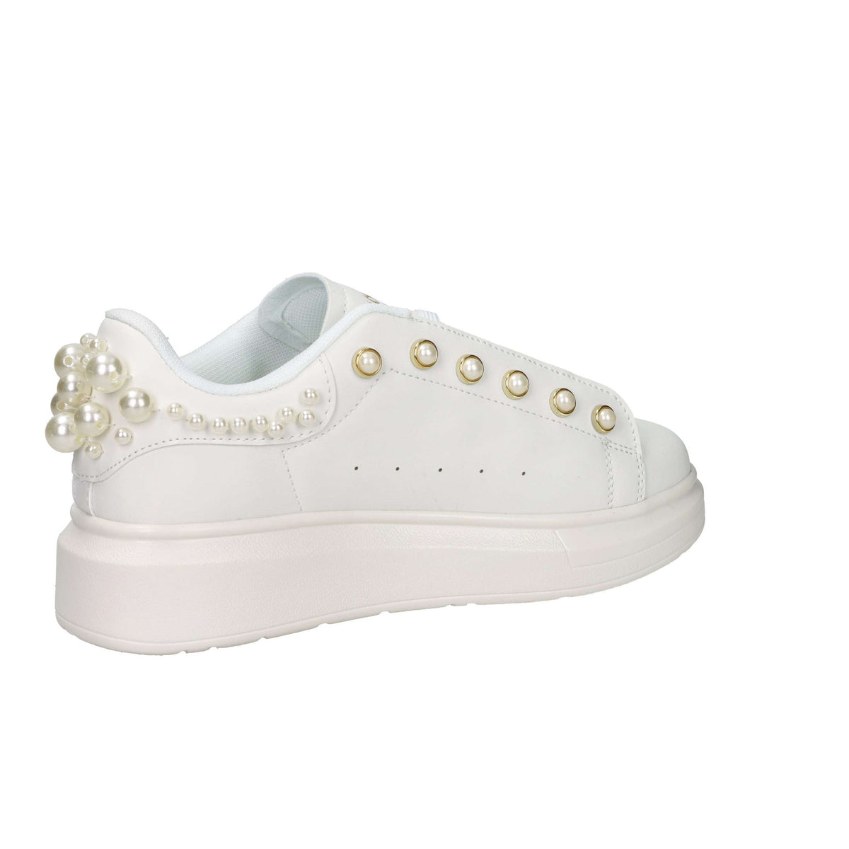 Shop Art Donna Sneakers bassa SASS250202 Bianco/Oro