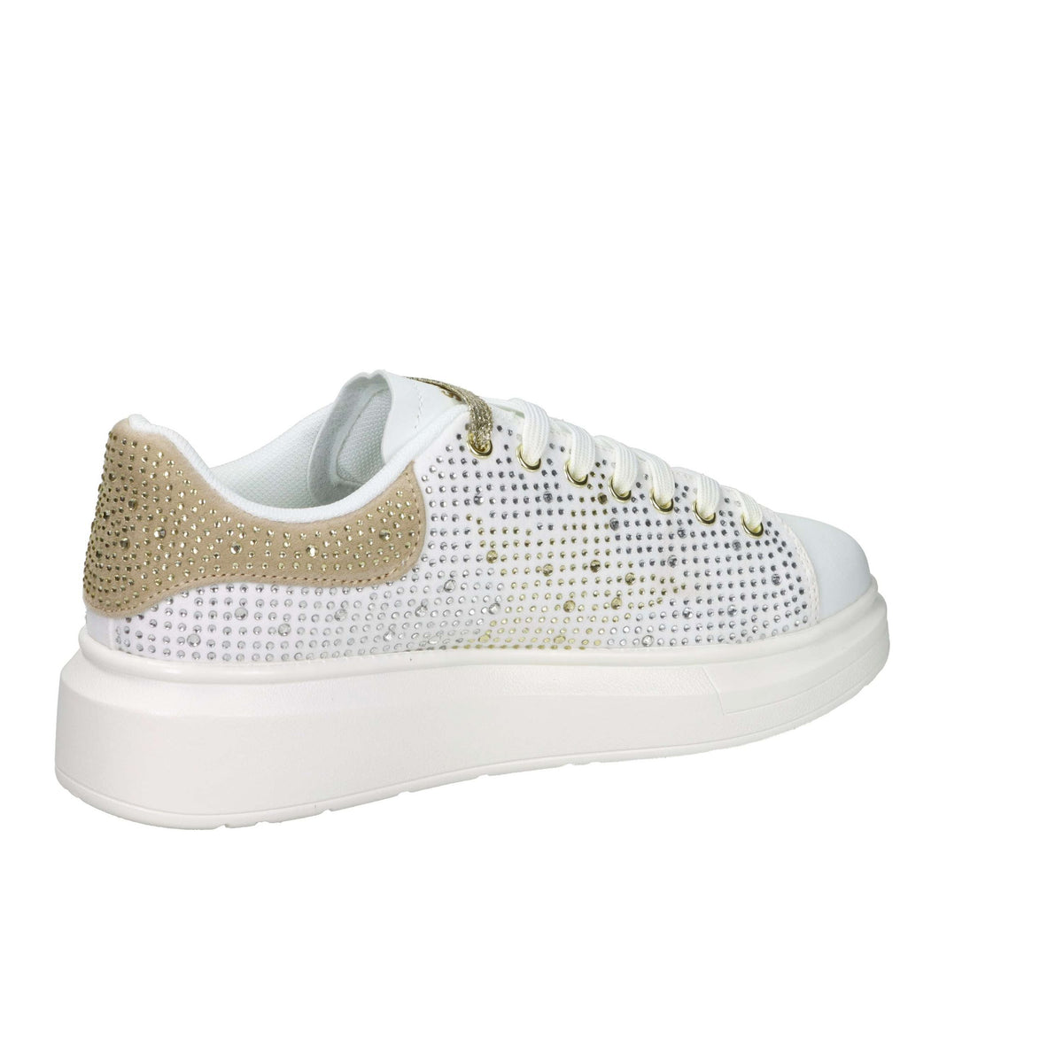 Shop Art Donna Sneakers bassa SASS250209 Bianco/Oro