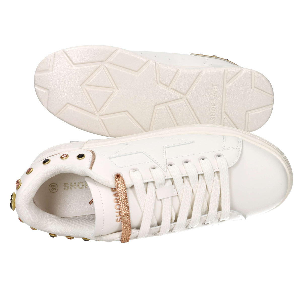 Shop Art Donna Sneakers bassa SASS250204 Beige