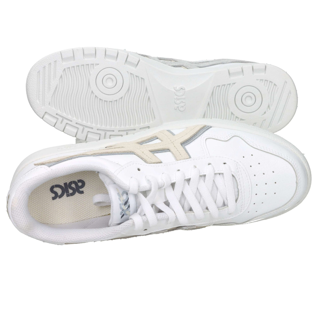 Asics Uomo Sneakers bassa 1201A381 Bianco/Beige