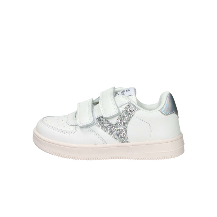 Victoria Bambine e ragazze Sneakers bassa 1124106 Bianco/Argento