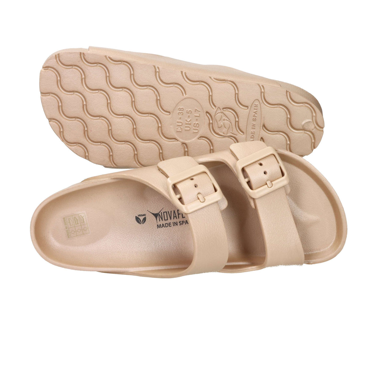 NOVAFLEX Donna Ciabatte basse QUALIANO Bronzo
