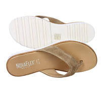 NOVAFLEX Donna Infradito MONTESEGALE Taupe