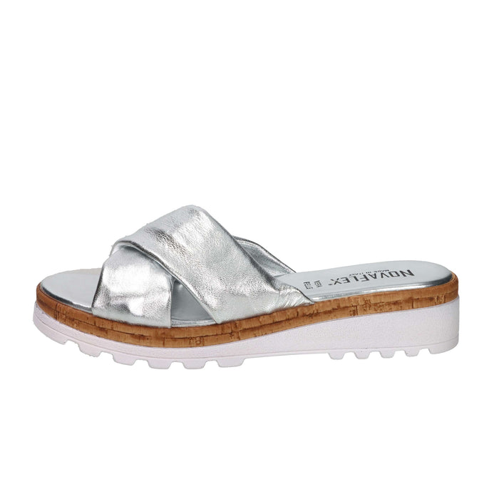 NOVAFLEX Donna Ciabatte basse MONTEFALCO Argento