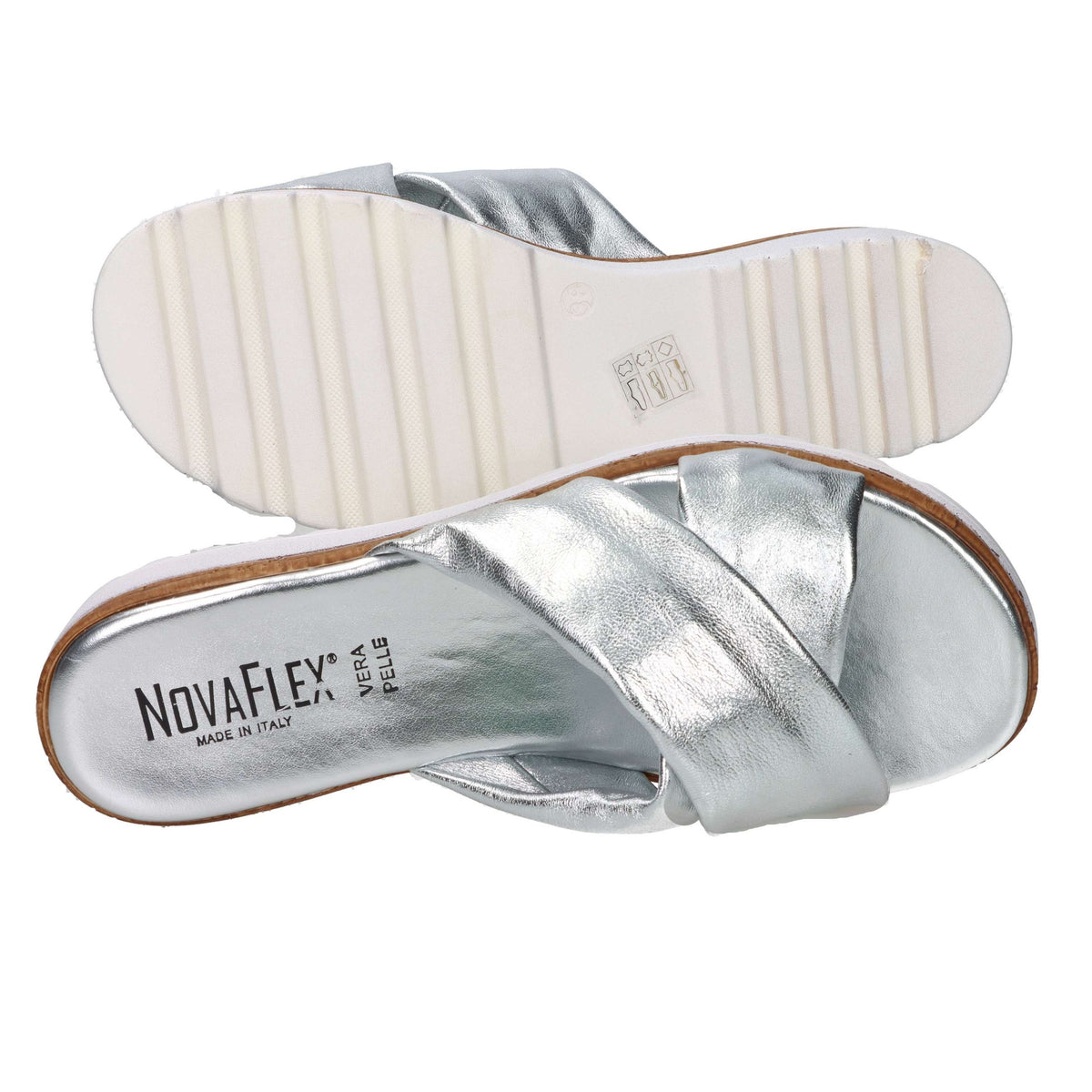 NOVAFLEX Donna Ciabatte basse MONTEFALCO Argento